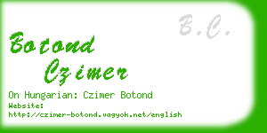 botond czimer business card